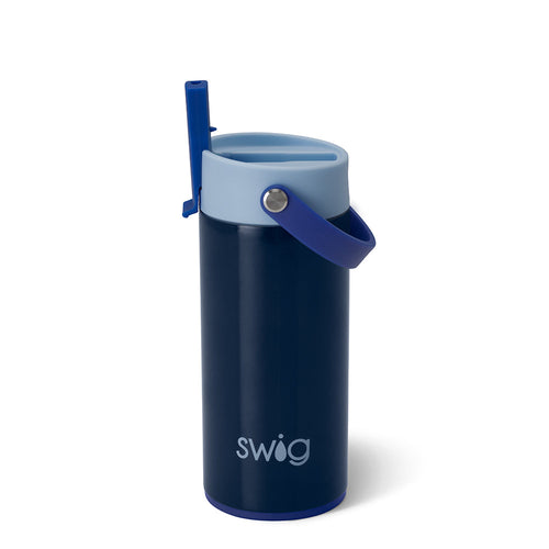 Swig Life 12oz Blue Tide Insulated Flip + Sip Tumbler