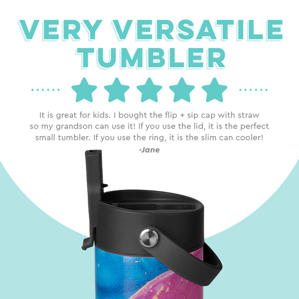 Razzleberry Flip + Sip Slim Tumbler (12oz)