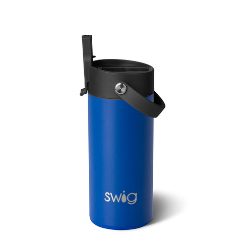 Black Flip + Sip Slim Tumbler (12oz)