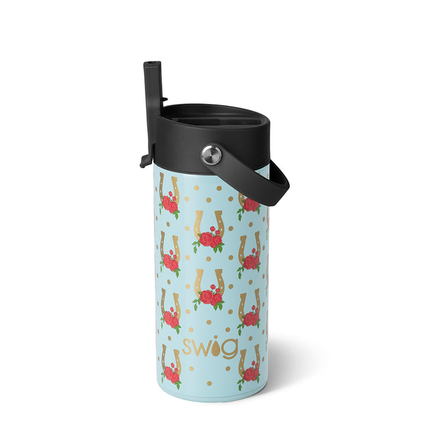 Run for the Roses Flip + Sip Slim Tumbler (12oz)