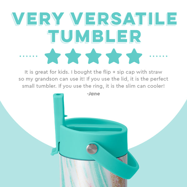 Swig Life customer review on 12oz Wanderlust Flip + Sip Tumbler - Very versatile tumbler