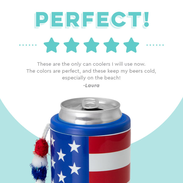 Swig Life customer review on 12oz All American Skinny Can Cooler - Perfect