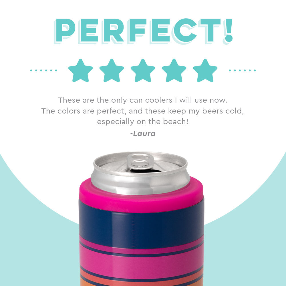 Electric Slide Skinny Can Cooler (12oz) Swig Life