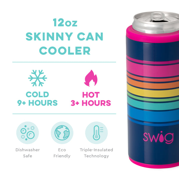 Electric Slide Skinny Can Cooler (12oz)