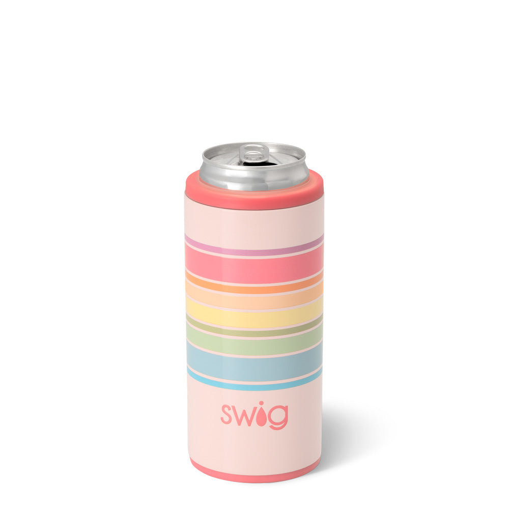 Wanderlust 12oz Insulated Skinny Can Cooler Swig Life