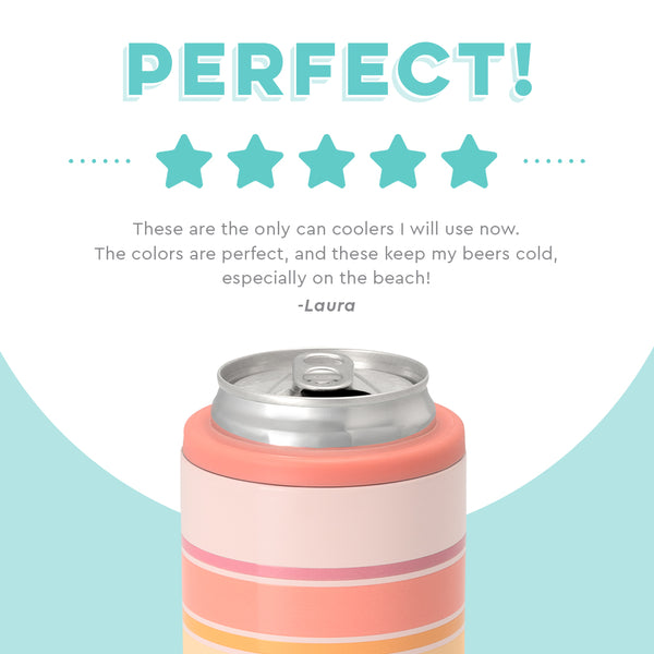 Swig Life customer review on 12oz Good Vibrations Skinny Can Cooler - Perfect
