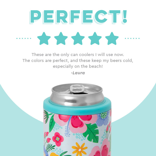 Swig Life customer review on 12oz Island Bloom Skinny Can Cooler - Perfect