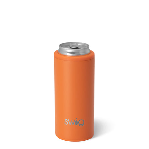 Swig Life 12oz Orange Insulated Skinny Can Cooler