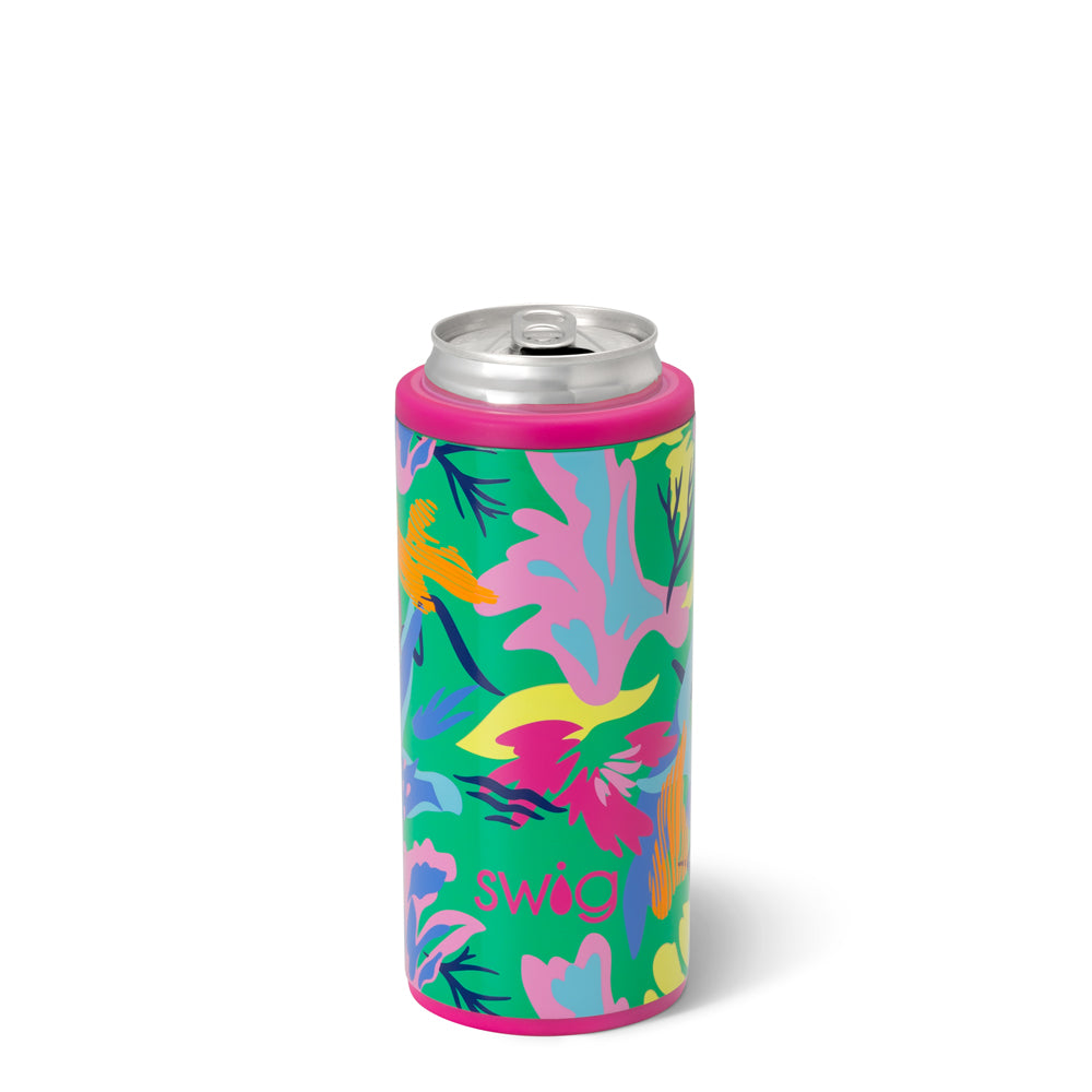 Wanderlust 12oz Insulated Skinny Can Cooler - Swig Life