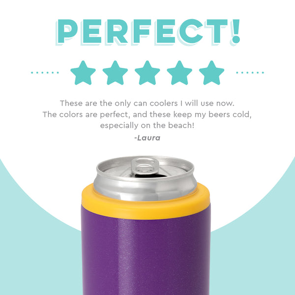 Swig Life customer review on 12oz Pardi Gras Skinny Can Cooler - Perfect