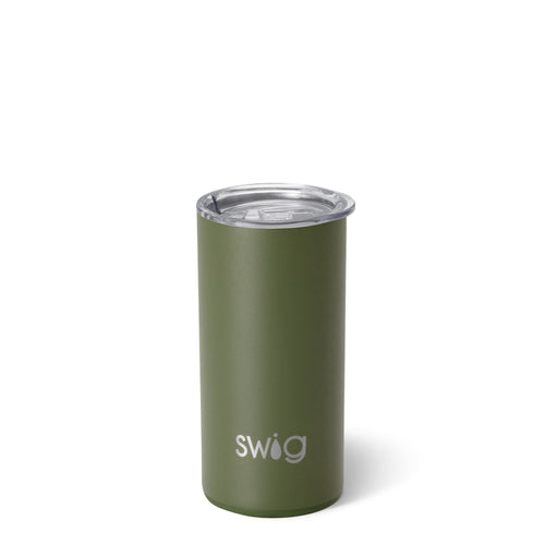Swig Life 12oz Olive Insulated Slim Tumbler