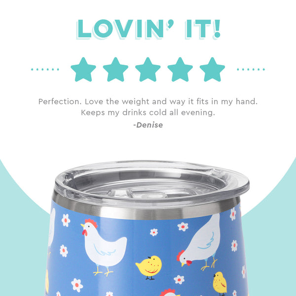 Swig Life customer review on 12oz Chicks Dig It Stemless Wine Cup - Lovin it