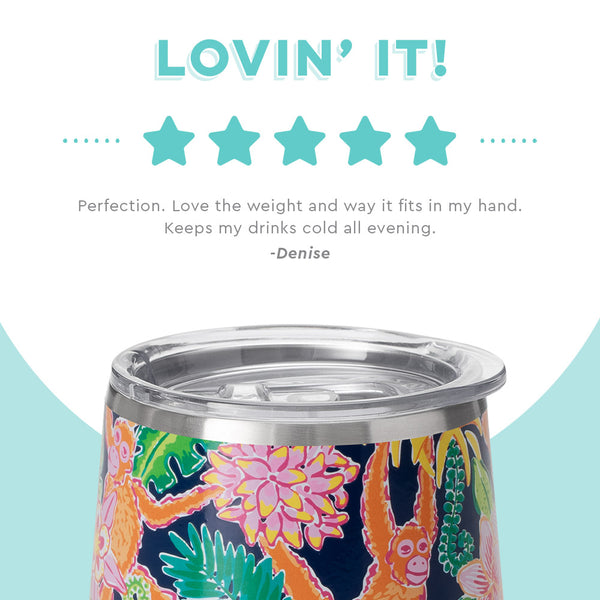 Swig Life customer review on 12oz Jungle Gym Stemless Wine Cup - Lovin it