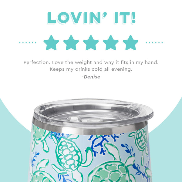 Swig Life customer review on 12oz Shell Yeah Stemless Wine Cup - Lovin it