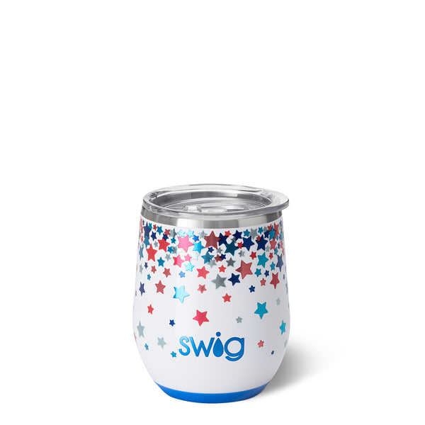 Swig Life 12oz Star Spangled Insulated Stemless Wine Cup