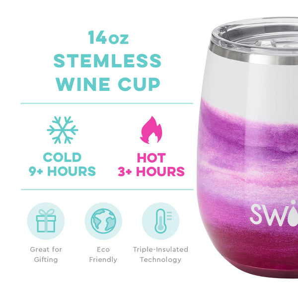 Amethyst Stemless Wine Cup (14oz)