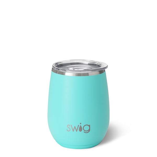 Swig Life 14oz Aqua Insulated Stemless Wine Cup