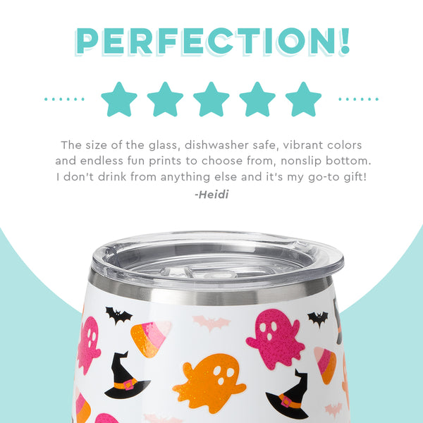 Hey Boo Stemless Wine Cup (14oz)