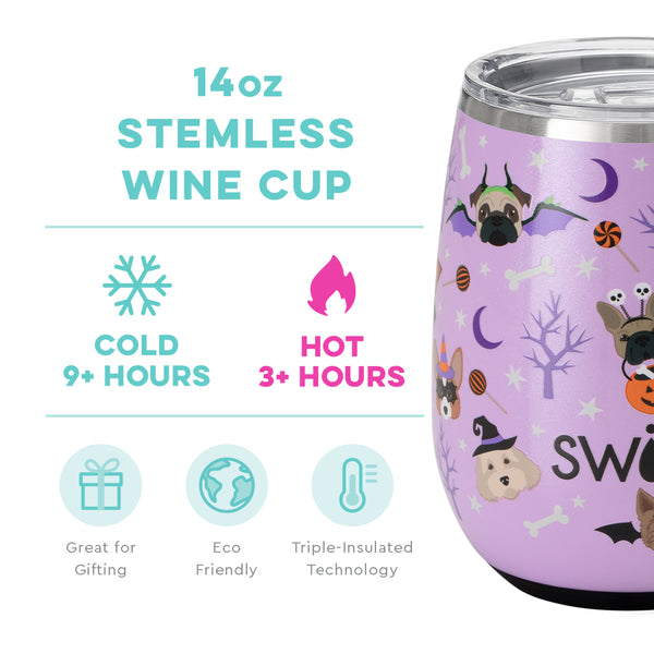 Howl-o-ween Stemless Wine Cup (14oz)