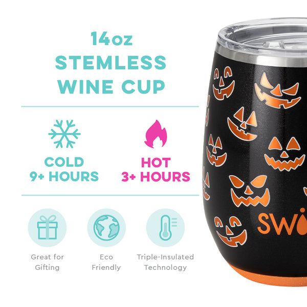 Jeepers Creepers Stemless Wine Cup (14oz)