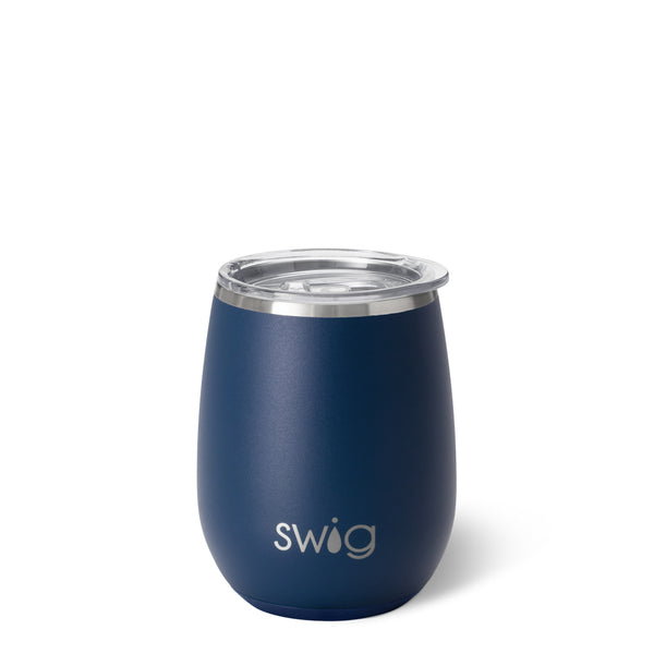 Swig Life 14oz Navy Insulated Stemless Wine Cup