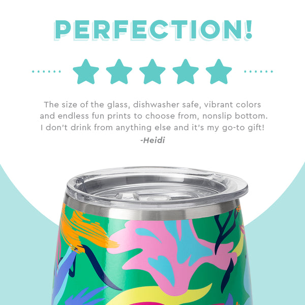 Swig Life customer review on 14oz Paradise Stemless Wine Cup - Perfection