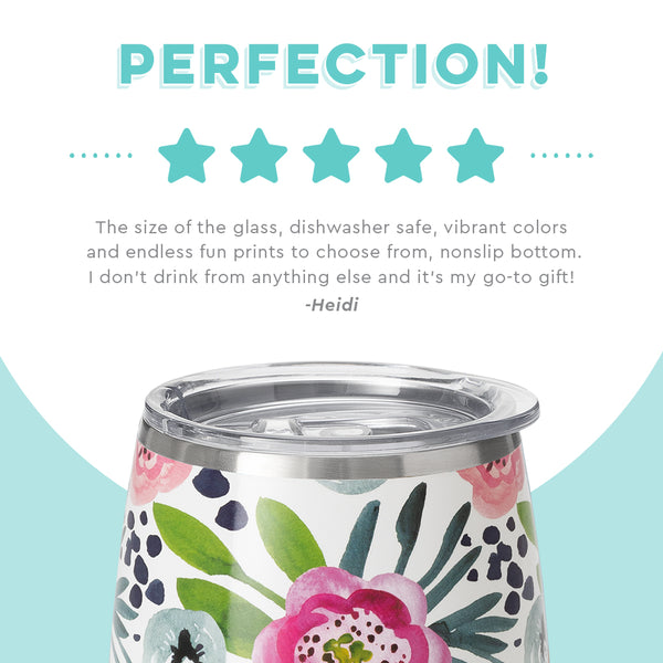 Swig Life customer review on 14oz Primrose Stemless Wine Cup - Perfection