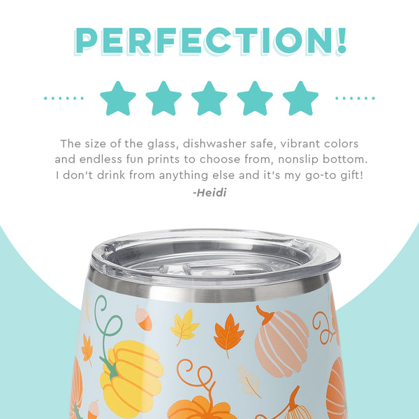 Pumpkin Spice Stemless Wine Cup (14oz)