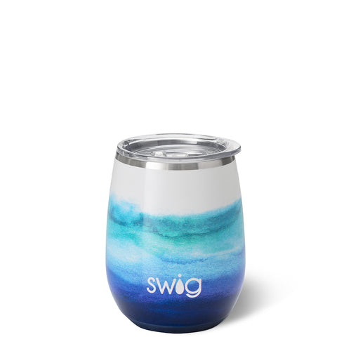 Sapphire 14oz Stemless Wine Cup - Swig Life 