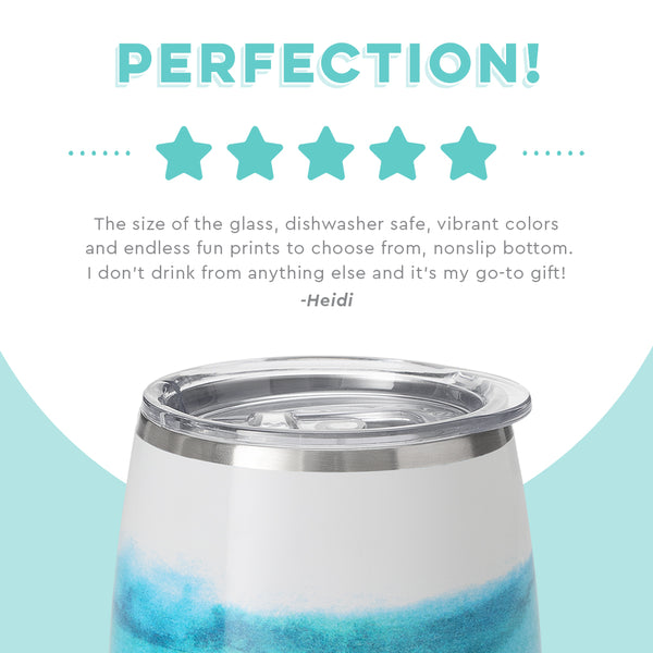 Swig Life customer review on 14oz Sapphire Stemless Wine Cup - Perfection