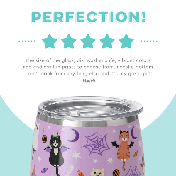 Scaredy Cat Stemless Wine Cup (14oz)