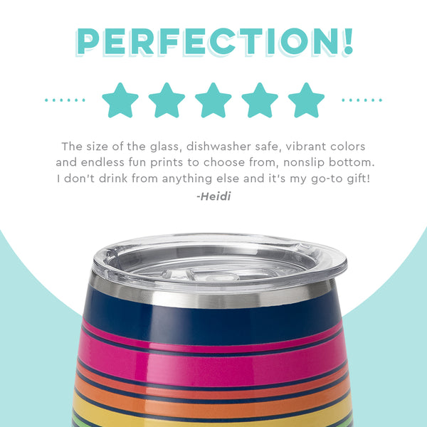 Swig Life customer review on 14oz Electric Slide Stemless Wine Cup - Perfection