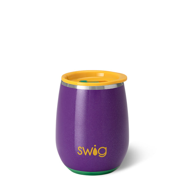 Swig Life 14oz Pardi Gras Insulated Stemless Wine Cup