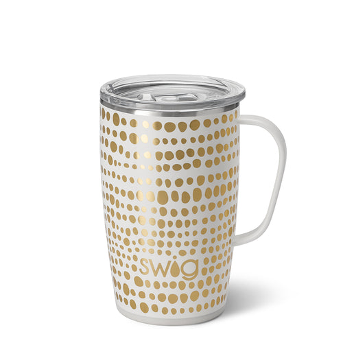 Swig Life 18oz Glamazon Gold Insulated Travel Mug with Handle