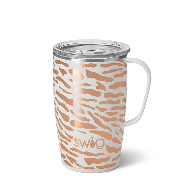 Swig Life 18oz Glamazon Rose Insulated Travel Mug with Handle