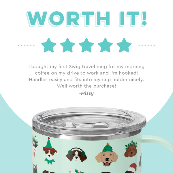Swig Life customer review on 18oz Happy Howlidays Travel Mug - Worth it