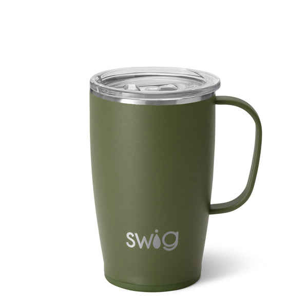 Swig Life 18oz Olive Insulated Travel Mug with Handle