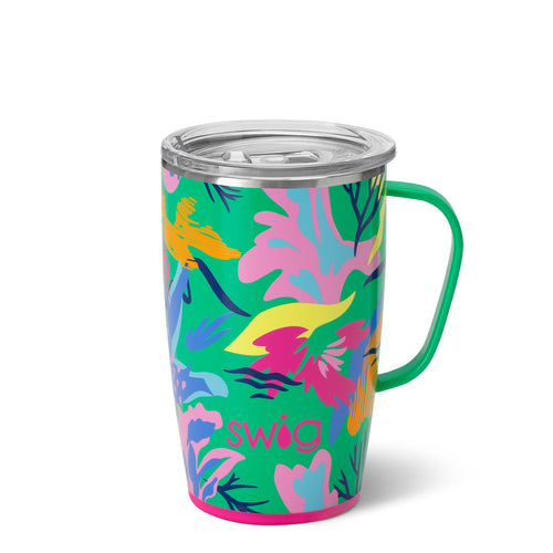 Swig Life 18oz Paradise Insulated Travel Mug with Handle