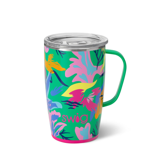 Swig Life 18oz Paradise Insulated Travel Mug with Handle