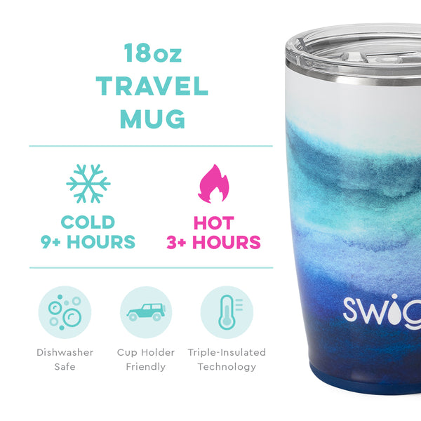 Sapphire 18oz Travel Mug - Swig Life 