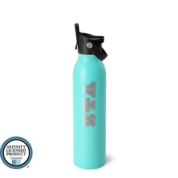 Zeta Tau Alpha Flip + Sip Bottle (20oz)