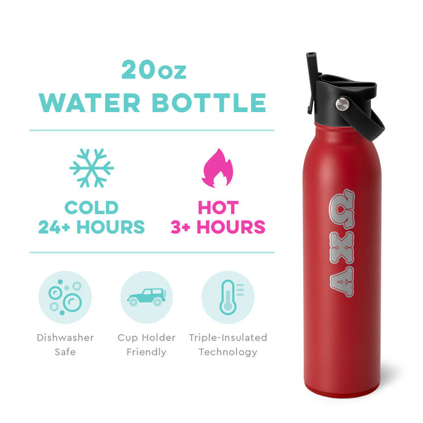 Alpha Chi Omega Flip + Sip Bottle (20oz)