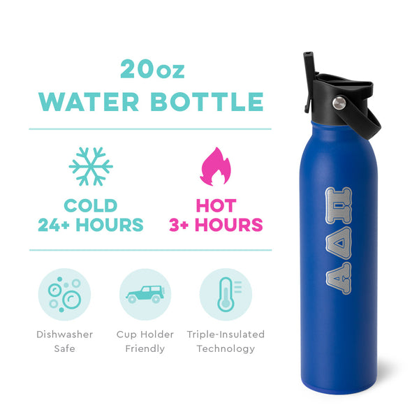 Alpha Delta Pi Flip + Sip Bottle (20oz)