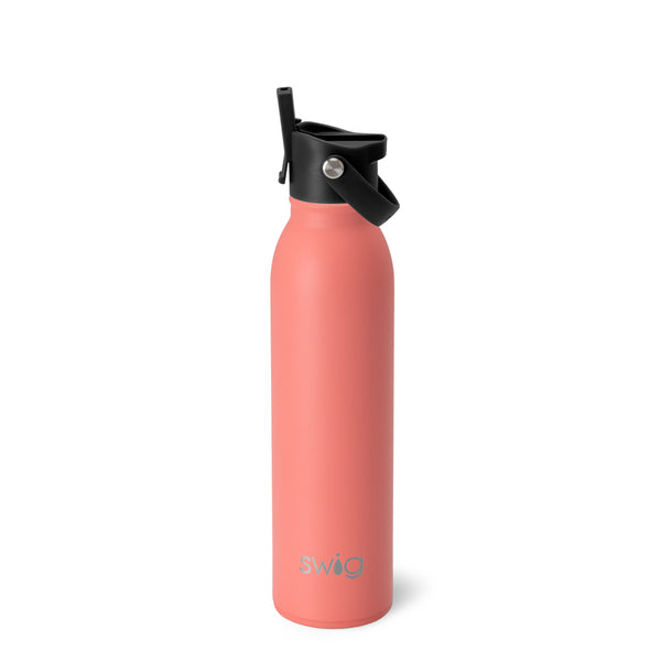 swig-life-signature-20oz-insulated-stainless-steel-flip-sip-water-bottle-coral-main