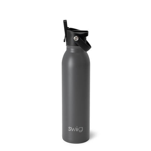 Swig Life 20oz Grey Insulated Flip + Sip Cap Water Bottle