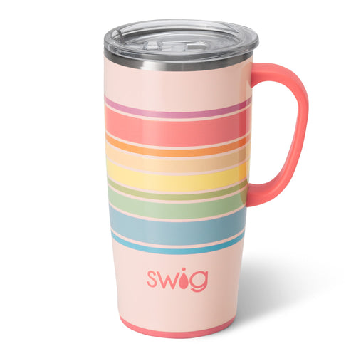 Swig Life 22oz Good Vibrations Insulated Travel Mug with Handle