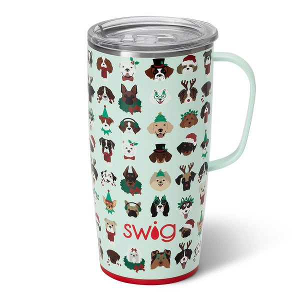 Swig Life 22oz Happy Howlidays Insulated Travel Mug with Handle