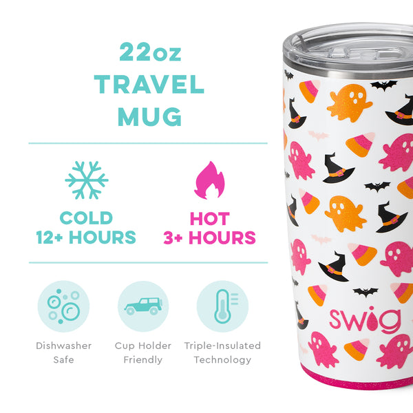 Hey Boo! 22oz Travel Mug - Swig Life  
