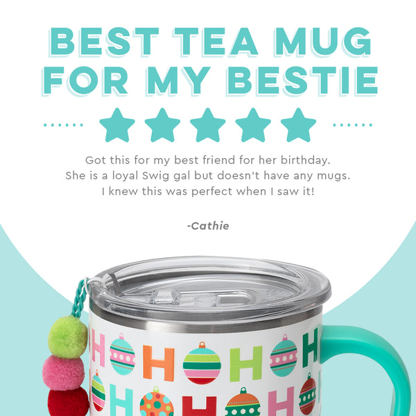 Swig Life customer review on 22oz Hohoho Travel Mug - Best tea for my bestie