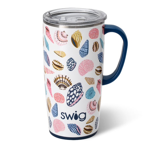 Swig Life 22oz Sea La Vie Insulated Travel Mug with Handle